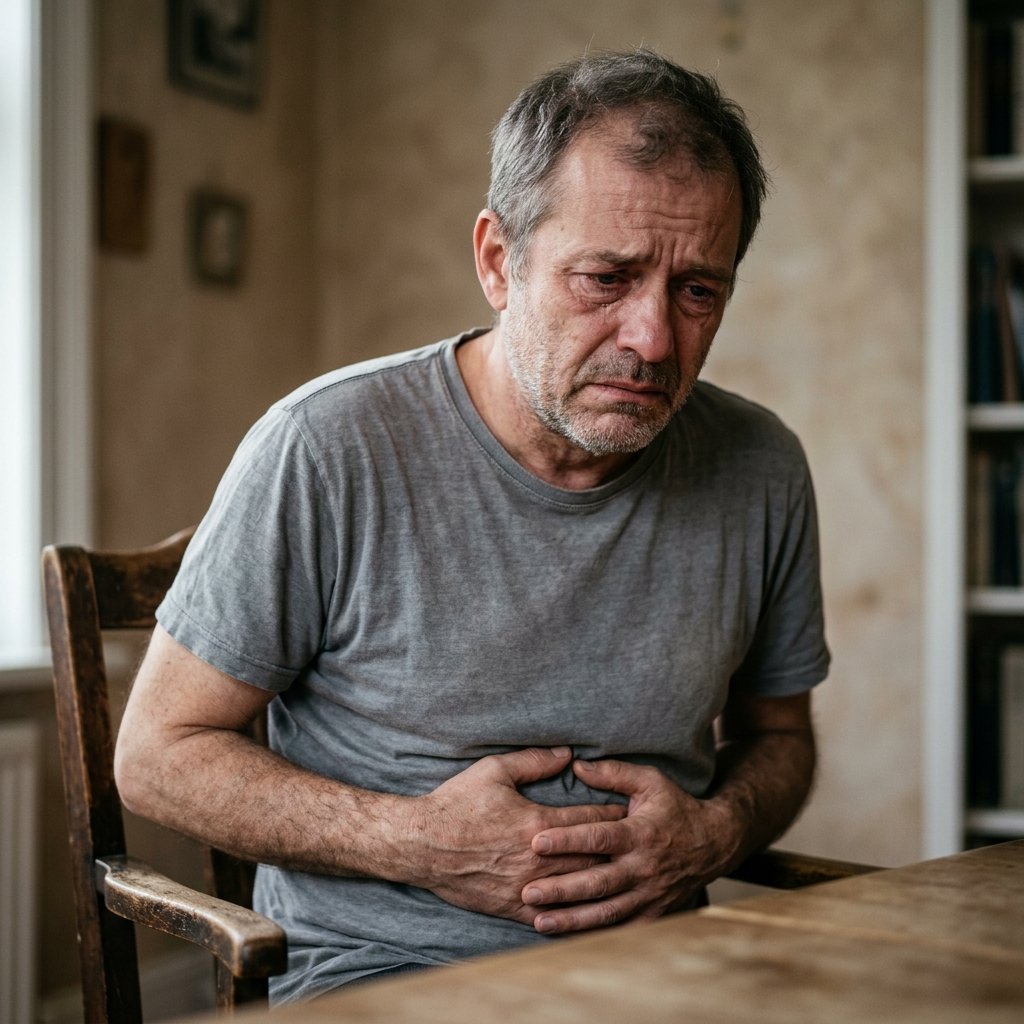 Hombre con dolor