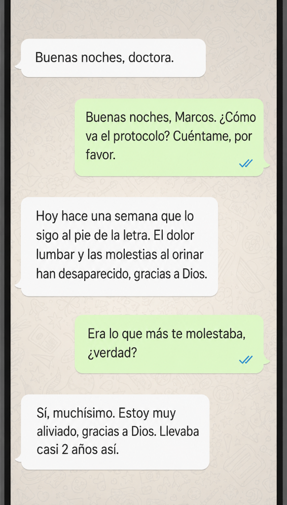 Testimonio WhatsApp 1